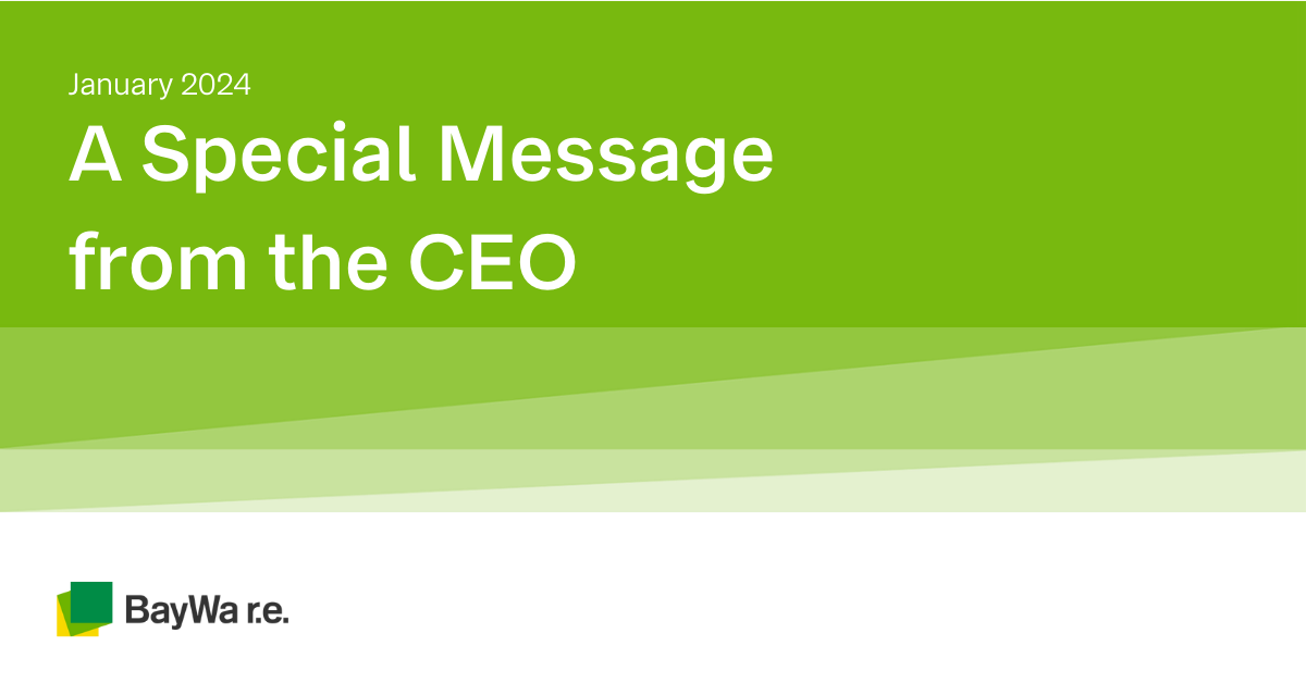 graphic - special message from the ceo