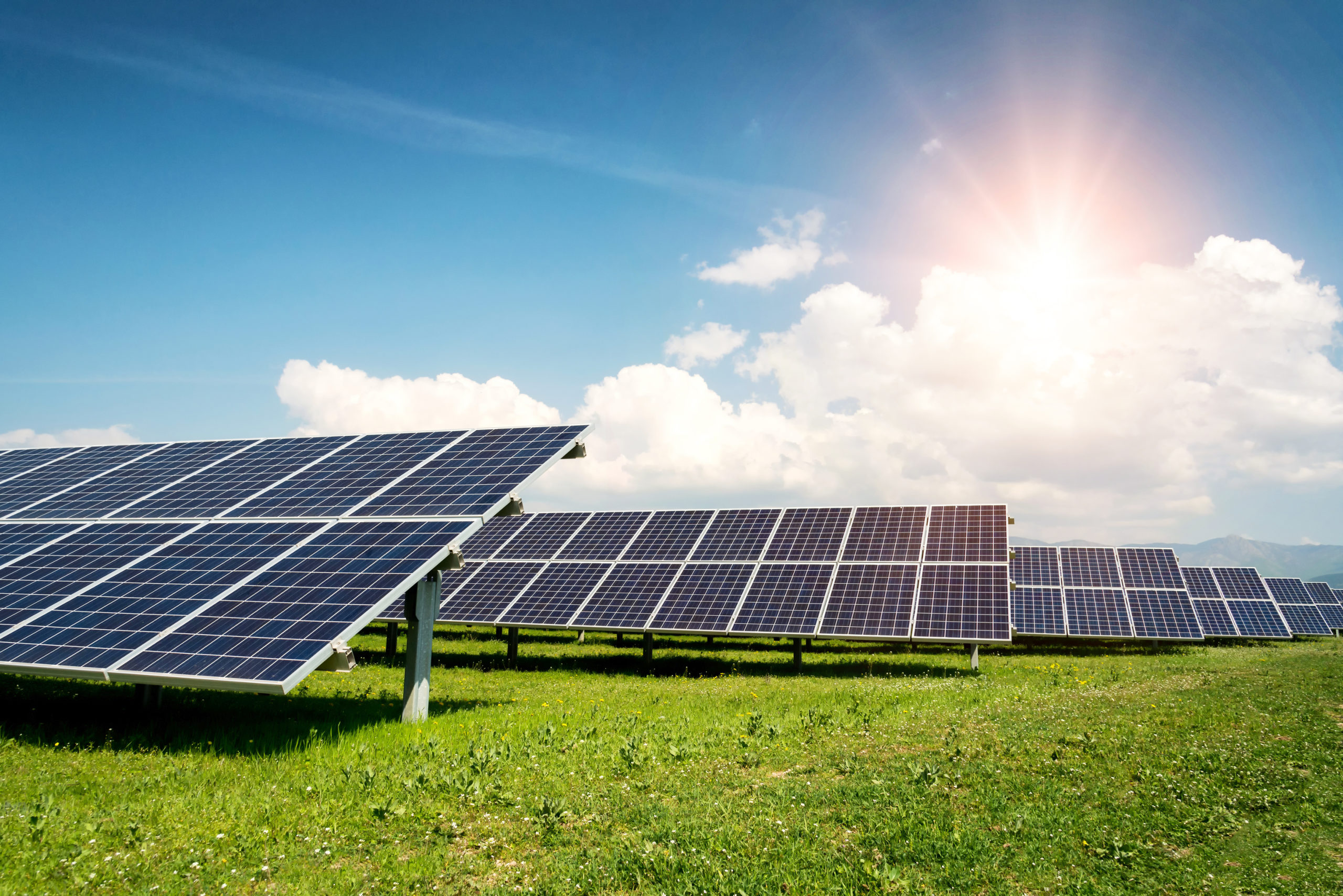 Solar panel, photovoltaic, alternative electricity source - concept of sustainable resources