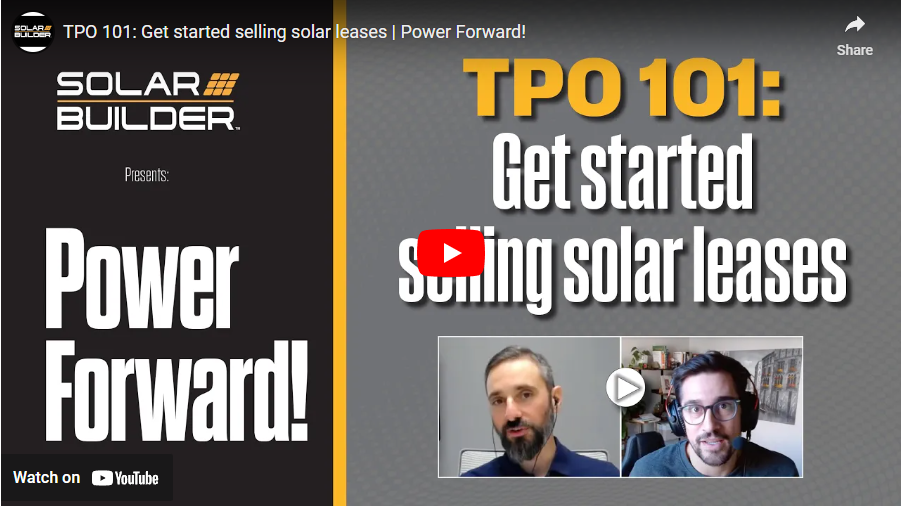 TPO Financing 101 - A PowerForward Episode