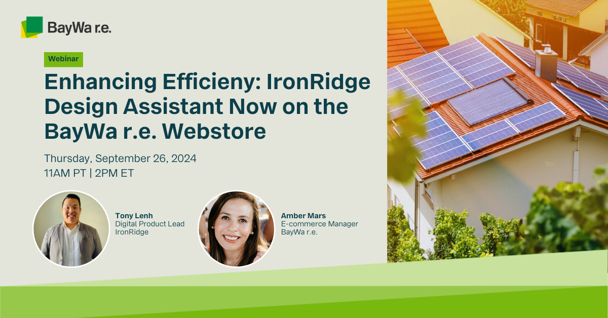 ironridge design assistant webinar