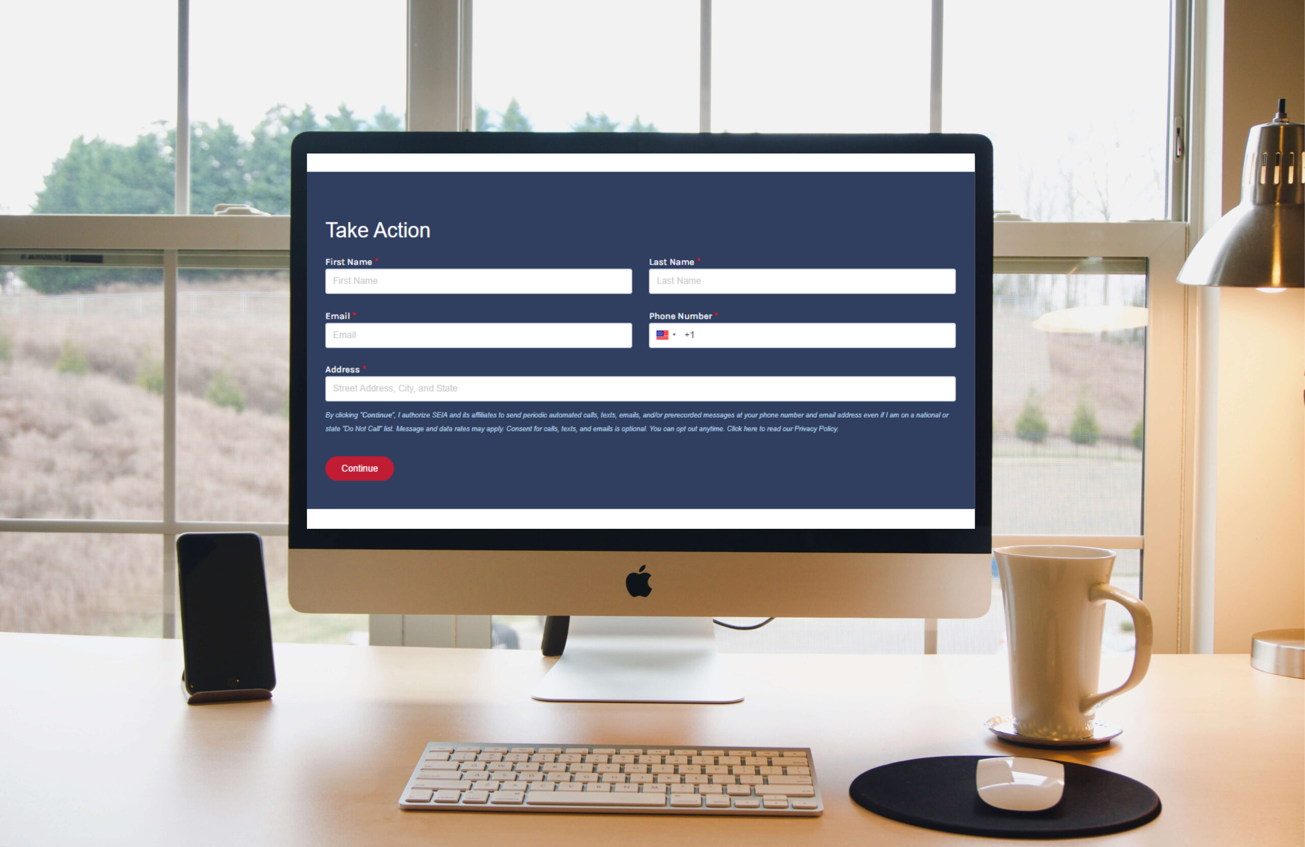 Take Action computer