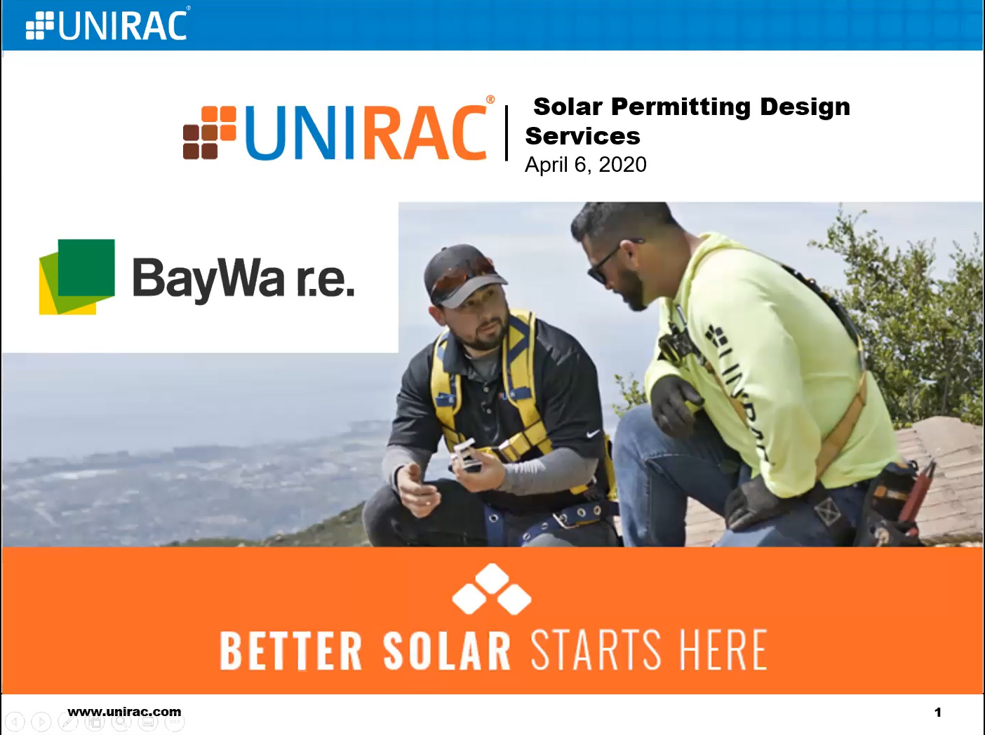 Solar Permitting Design Services from Unirac