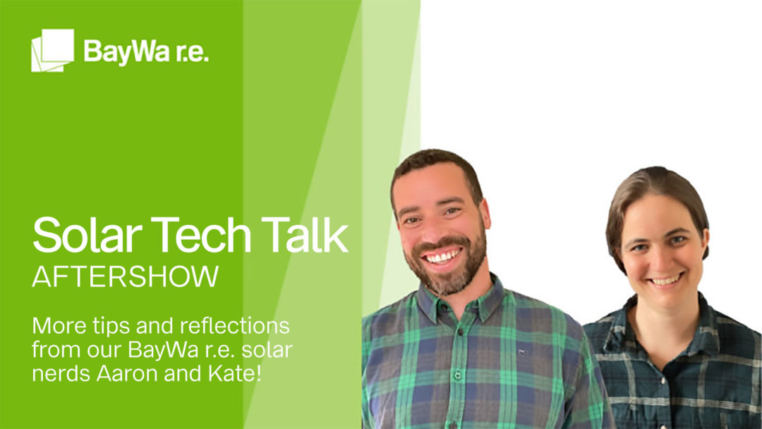 Solar Tech Talk Aftershow: Three Takeaways from Aaron on Residential Solutions for DC-Coupled PV + Storage