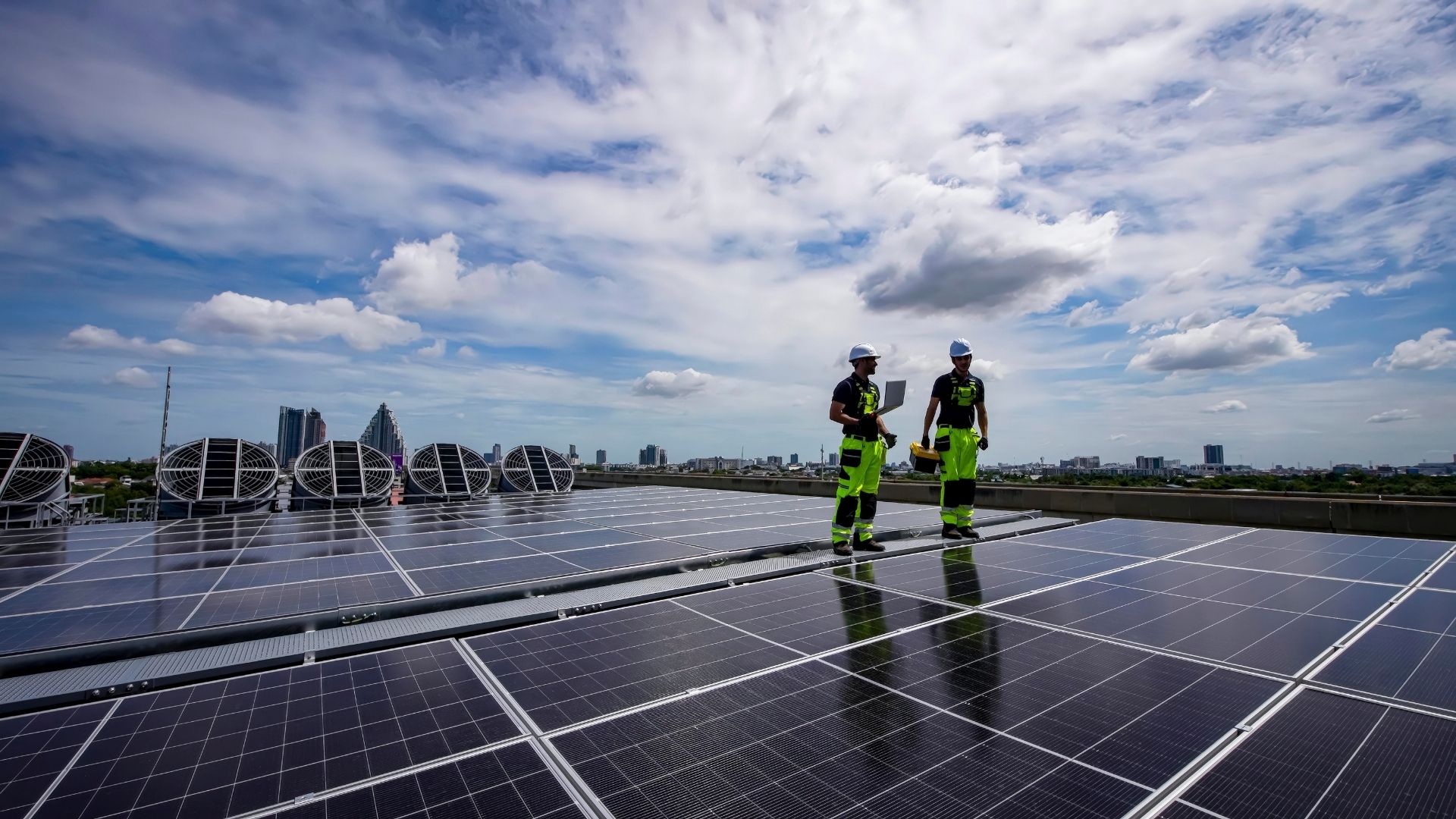 Solar panel installation