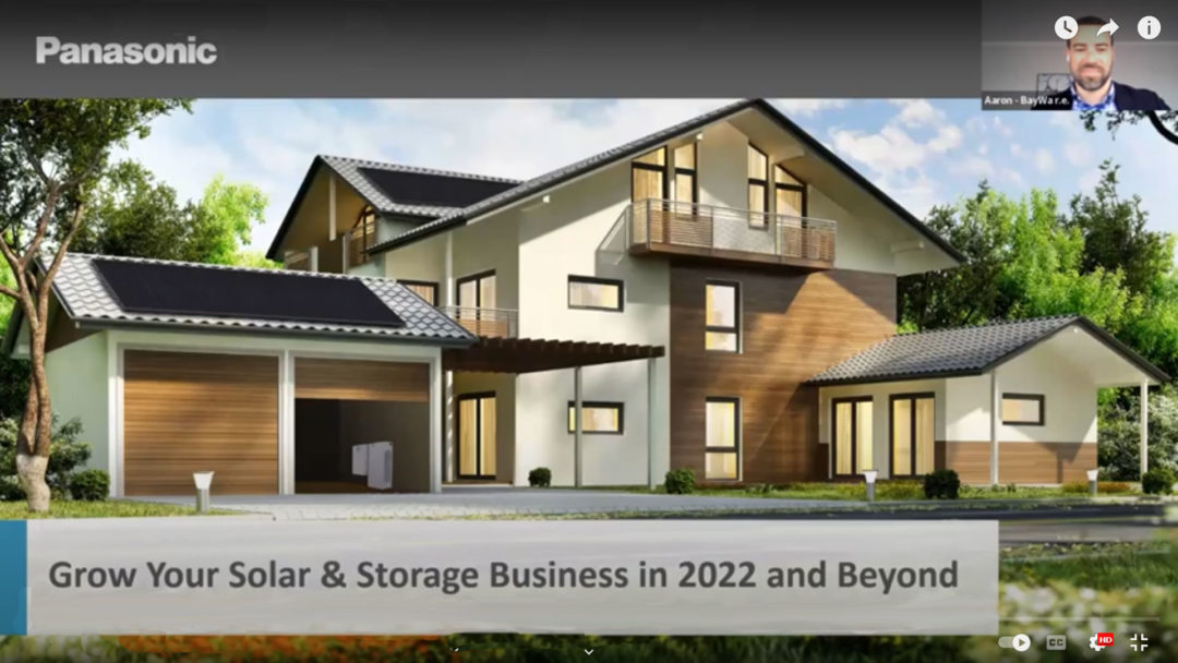 Grow Your Solar & Storage Business in 2022 and Beyond: A Webinar with Panasonic