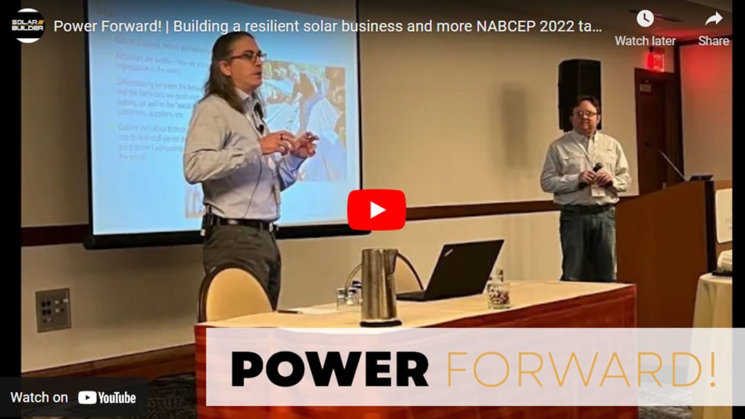 Building a Resilient Solar Business: Key Takeaways from NABCEP 2022 CE Conference