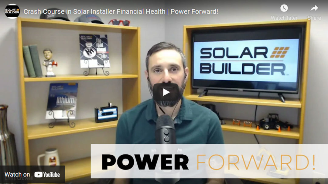 How to Run a Financially Healthy Solar Installation Business
